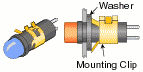 Ledtronics MTG-CLIP-MC290 Mounting Clip Parts Distributor Ledtronics MTG-CLIP-MC290 Mounting Clip