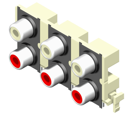 64RCAN-230102N1 Amtek RCA Jack Array Parts Distributor 64RCAN-230102N1 Amtek RCA Jack Array