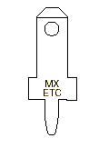 Molex 19712-4001 PCB Tab Quick Disconnect, Male, for Wire, Box, Tab 2.79 x 0.51mm Parts Distributor Molex 19712-4001 PCB Tab Quick Disconnect, Male, for Wire, Box, Tab 2.79 x 0.51mm