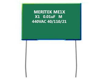 ME1X Meritek Capacitor Radial Parts Distributor ME1X Meritek Capacitor Radial