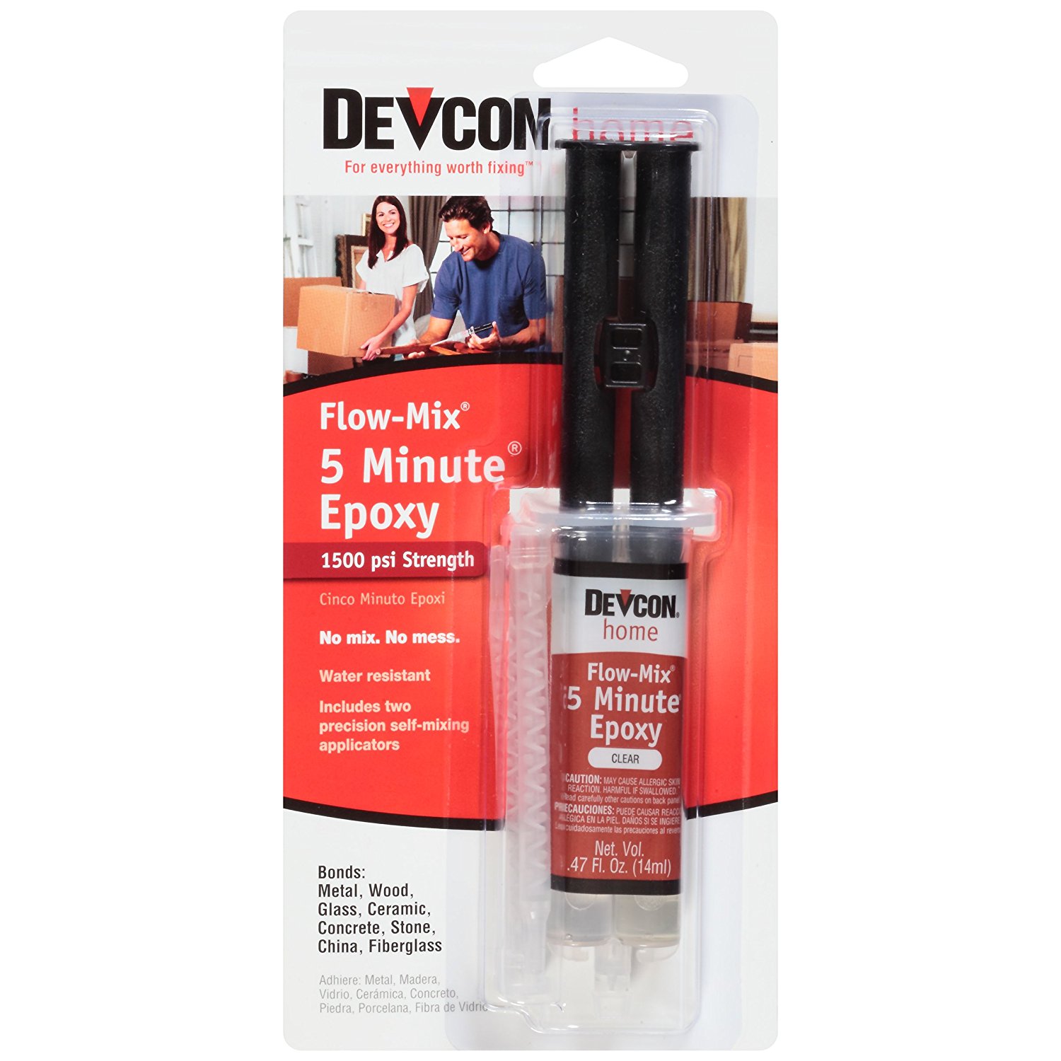 Devcon 20445 Flow-Mix 5-Minute Epoxy – 14ml Parts Distributor Devcon 20445 Flow-Mix 5-Minute Epoxy - 14ml