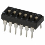 CTS 209-6MS DIP Switch SPST 6 Section Raised Actuator 0.1A DIP-12 Parts Distributor CTS 209-6MS DIP Switch SPST 6 Section Raised Actuator 0.1A DIP-12