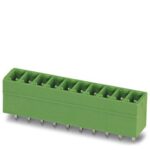 Phoenix MCV1,5/9-G-3,5 Pluggable Terminal Block 9 Position 3.5mm 180 Degrees RoHS Parts Distributor Phoenix MCV1,5/9-G-3,5 Pluggable Terminal Block 9 Position 3.5mm 180 Degrees RoHS
