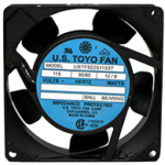 USTF92251153T U.S. TOYO AC Fan 115V 35CFM 38dB 92 X 92 X 25mm Axial Ball Bearing