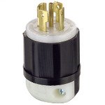 2811 Leviton Locking Plug 30A 120/208V Black/White Parts Distributor 2811 Leviton Locking Plug 30A 120/208V Black/White