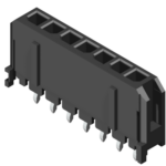 2541H-106B2-L Amtek Connector Housing, 6 Positions Parts Distributor 2541H-106B2-L Amtek Connector Housing, 6 Positions