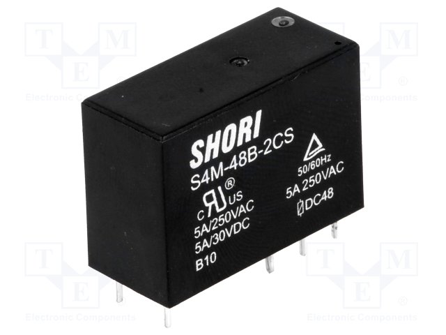S4M-48V-2CS SHORI ELECTRIC RELAY 48VDC Parts Distributor S4M-48V-2CS SHORI ELECTRIC RELAY 48VDC