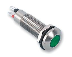 524-532-21 MARL LED Indicator 8.1mm, Green, 12V 20mA, 23cd, Panel Mount Parts Distributor 524-532-21 MARL LED Indicator 8.1mm, Green, 12V 20mA, 23cd, Panel Mount