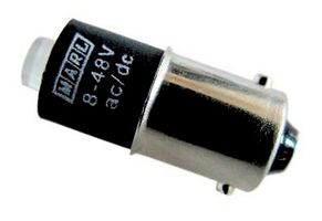 255-997-64-38 MARL LED Replacement Lamp, BA9s, Cool White, T-3 1/4 (10mm), 625 mW, 3000 mcd 10mA 8-50V Parts Distributor 255-997-64-38 MARL LED Replacement Lamp, BA9s, Cool White, T-3 1/4 (10mm), 625 mW, 3000 mcd 10mA 8-50V