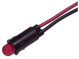 VCC 5110F7 LED 5mm 6.3mcd 26AWG, Yellow Parts Distributor VCC 5110F7 LED 5mm 6.3mcd 26AWG, Yellow