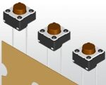 Diptronics DTST-6 Switch 50mA, 12V DC Parts Distributor Diptronics DTST-6 Switch 50mA, 12V DC