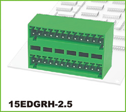 15EDGRH-2.5 Degson Connector Pluggable Terminal block Parts Distributor 15EDGRH-2.5 Degson Connector Pluggable Terminal block
