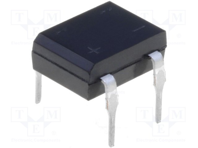 B250D Diotec Rectifier Diode 250V, 1A, 4DIL Parts Distributor B250D Diotec Rectifier Diode 250V, 1A, 4DIL