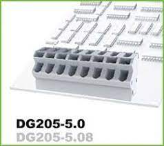 DG205-5.0-02P-11-00A(H) Degson PCB Push Terminal Block 2 Position Parts Distributor DG205-5.0-02P-11-00A(H) Degson PCB Push Terminal Block 2 Position