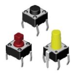 DTS-68K-V Diptronics Tactile Switch 0.05A 12VDC Parts Distributor DTS-68K-V Diptronics Tactile Switch 0.05A 12VDC