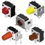 DTSA-648K-V Diptronics Tact Switch SPST 0.05A 12VDC Round Button PC Pins Parts Distributor DTSA-648K-V Diptronics Tact Switch SPST 0.05A 12VDC Round Button PC Pins