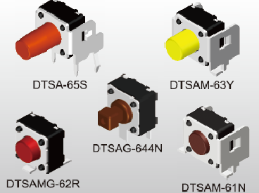 DTSAMG-63R-Q-T/R Diptronics Tact Switch L9,9mm HORIZ SMT 2.6N AG red gr Parts Distributor DTSAMG-63R-Q-T/R Diptronics Tact Switch L9,9mm HORIZ SMT 2.6N AG red gr