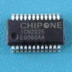 ICN2025AP ChipOne PWM LED Driver 16-Channel 45mA 24SSOP Parts Distributor ICN2025AP ChipOne PWM LED Driver 16-Channel 45mA 24SSOP