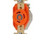 Hubbell IG2620 AC Receptacle NEMA L6-30 Female Orange Isolated Ground Parts Distributor Hubbell IG2620 AC Receptacle NEMA L6-30 Female Orange Isolated Ground