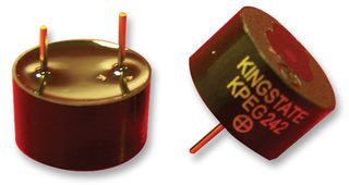 Kingstate KPEG-242 PIEZO BUZZER PIN TYPE 4.1kHz 7mA RoHS Parts Distributor Kingstate KPEG-242 PIEZO BUZZER PIN TYPE 4.1kHz 7mA RoHS