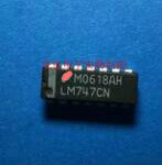 LM747CN National Semiconductor Operational Amplifier, Dual AMP, Bipolar, 14 Pin, Plastic, DIP Parts Distributor LM747CN National Semiconductor Operational Amplifier, Dual AMP, Bipolar, 14 Pin, Plastic, DIP