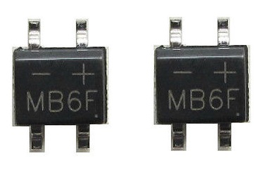 MB6F HY Bridge Rectifier 0.5A/600V SOP4 Parts Distributor MB6F HY Bridge Rectifier 0.5A/600V SOP4
