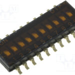 MCDHN-10F-T-V Multicomp DIP Switch, 10 Circuits 24VDC SPST SMD Parts Distributor MCDHN-10F-T-V Multicomp DIP Switch, 10 Circuits 24VDC SPST SMD