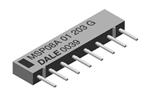 Vishay / Dale MSP10A01-102G Single Inline Package (SIP) Resistor Network 1k Ohms x 9 2% 200mW Parts Distributor Vishay / Dale MSP10A01-102G Single Inline Package (SIP) Resistor Network 1k Ohms x 9 2% 200mW