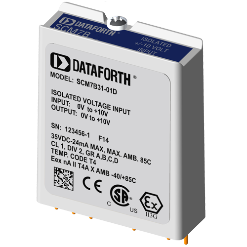 SCM7B31-01D Dataforth Isolated Analog Voltage Input Module Parts Distributor SCM7B31-01D Dataforth Isolated Analog Voltage Input Module
