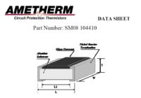 SM08104410 Ametherm Thermistor 100Kohm SMD 0805 Parts Distributor SM08104410 Ametherm Thermistor 100Kohm SMD 0805