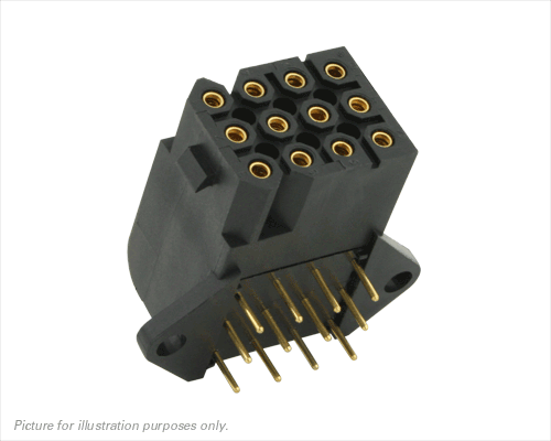 SMS12GE53 Souriau Combination Line Connector 12 Contact Parts Distributor SMS12GE53 Souriau Combination Line Connector 12 Contact