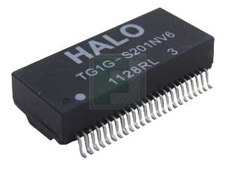TG1G-E201NV6LF HALO Dual Port GigE Transformer, SMD 48-Pin Parts Distributor TG1G-E201NV6LF HALO Dual Port GigE Transformer, SMD 48-Pin