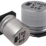 AVE107M25X16T-F CDE Aluminum Electrolytic Capacitor 100uF 25V SMD Can Parts Distributor AVE107M25X16T-F CDE Aluminum Electrolytic Capacitor 100uF 25V SMD Can