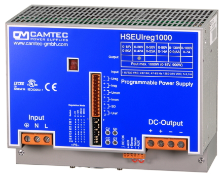 HSEUIREG10001.90TPS Camtec Power Supplies 1000W 90VDC 14A Bench Parts Distributor HSEUIREG10001.90TPS Camtec Power Supplies 1000W 90VDC 14A Bench