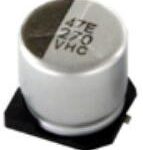 HHXC350ARA271MJA0G UCC Aluminum Polymer Capacitor 270uF 35V SMD Can Parts Distributor HHXC350ARA271MJA0G UCC Aluminum Polymer Capacitor 270uF 35V SMD Can
