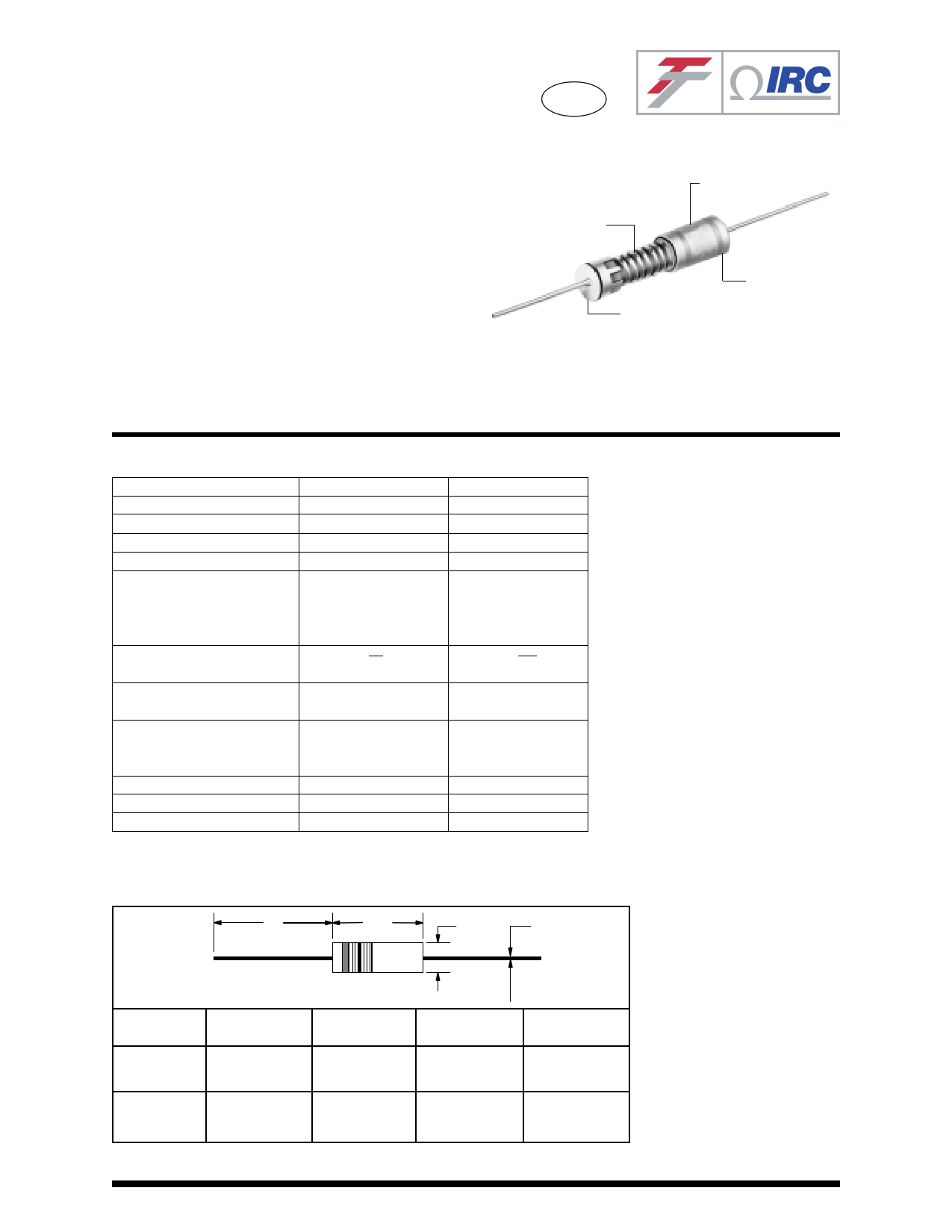 IRC SPF-0.1-5% Moulded Wirewound Resistor 2W 0.1 Ohm 5% A Axial Parts Distributor IRC SPF-0.1-5% Moulded Wirewound Resistor 2W 0.1 Ohm 5% A Axial
