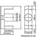 TDK PC40EER40 Power - Ferrite Cores