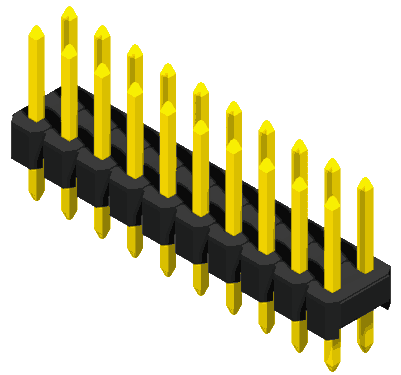 PH2D20-205GB3.5/17.5/2.8-U, ATMEK, Pin Header 10 Position Parts Distributor PH2D20-205GB3.5/17.5/2.8-U, ATMEK, Pin Header 10 Position