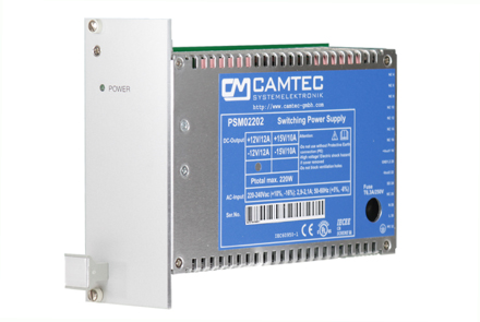 PSM02202 Camtec Power Supply, 12V, 220 W, 12 A Parts Distributor PSM02202 Camtec Power Supply, 12V, 220 W, 12 A