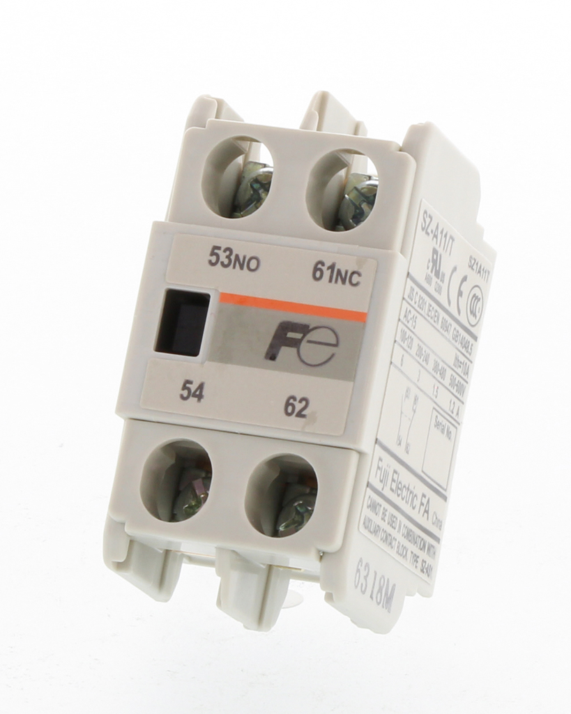 SZ-A11 Fuji Electric Relay Accessories Auxiliary Contact Block for Contactor Parts Distributor SZ-A11 Fuji Electric Relay Accessories Auxiliary Contact Block for Contactor