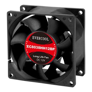EC8038TH24BP Evercool DC Fan 24V 1.5A Axial Parts Distributor EC8038TH24BP Evercool DC Fan 24V 1.5A Axial