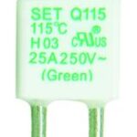 Q115 SET Fuse Thermal Cutoff 2Pin Radial Parts Distributor Q115 SET Fuse Thermal Cutoff 2Pin Radial