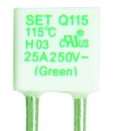 Q115 SET Fuse Thermal Cutoff 2Pin Radial Parts Distributor Q115 SET Fuse Thermal Cutoff 2Pin Radial