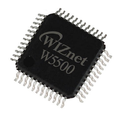 W5500 WIZnet Ethernet Controller 3.3V 132mA 48-LQFP Parts Distributor W5500 WIZnet Ethernet Controller 3.3V 132mA 48-LQFP