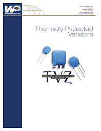 TVZ20EBN751KBS WPI Thermally Protectected Varistor 615V, 340J Radial Parts Distributor TVZ20EBN751KBS WPI Thermally Protectected Varistor 615V, 340J Radial