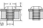 01189-02808 Avtronic Rivet Dome/Mushroom Rivet, Aluminum Alloy D= .1080 , Hole Size:.110-.114 Parts Distributor 01189-02808 Avtronic Rivet Dome/Mushroom Rivet