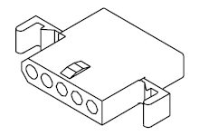 03-06-1055 MOLEX, Connector Housing RCP 5 POS 3.68mm Parts Distributor Connector Housing RCP 5 POS 3.68mm
