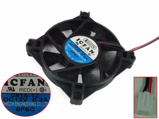 EVOX 0815-12 FAN 12VDC 0.2A 2-wire Parts Distributor EVOX 0815-12 FAN 12VDC 0.2A 2-wire