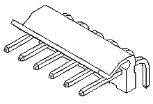 10-33-1052 Molex Header, Right Angle, 5P, 5.08mm Pitch Parts Distributor Right Angle