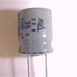 RG Allen 100MFD-35V Aluminum Electrolytic Capacitor 100uF 35V 20% Radial Parts Distributor RG Allen 100MFD-35V Aluminum Electrolytic Capacitor 100uF 35V 20% Radial